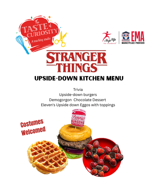 Stranger Things Upside Down Kitchen ages 8 & Up Costumes Welcomed