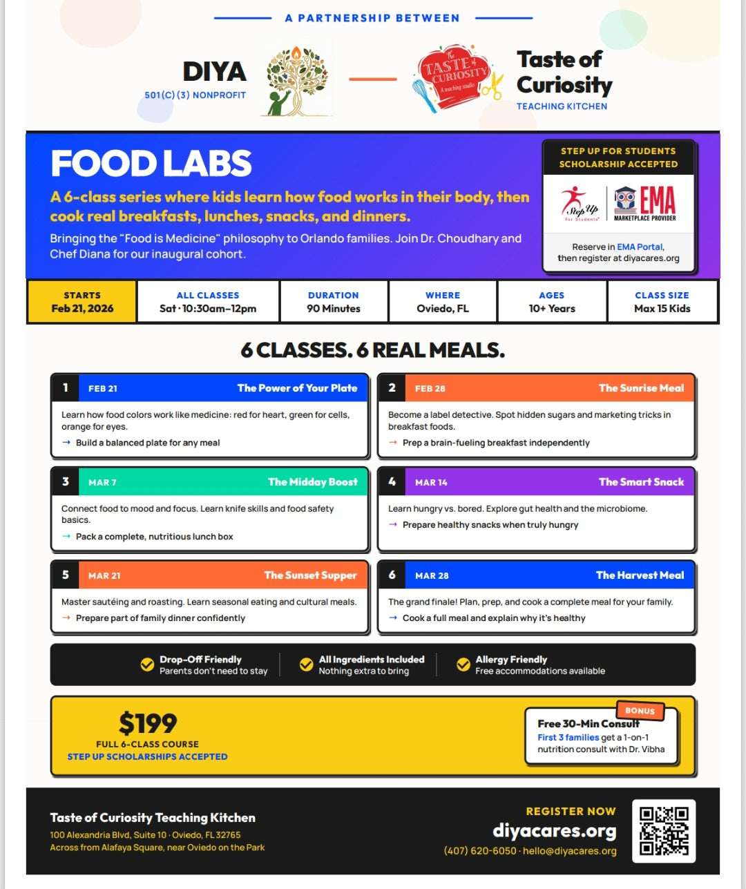 Diya Cares & TOC - Food is Medicine 6 week Series