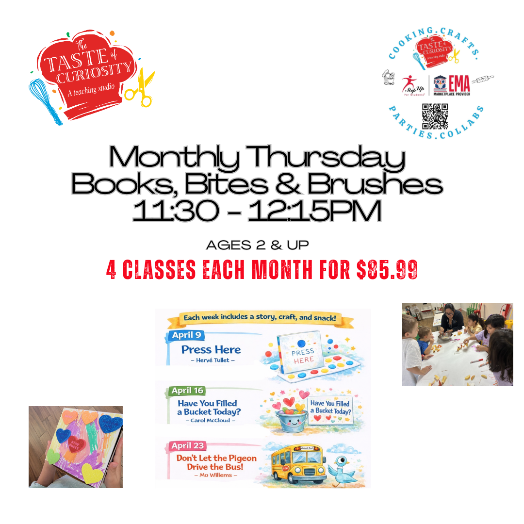Monthly - Books, Bites & Brushes Thursday @11:30 AM