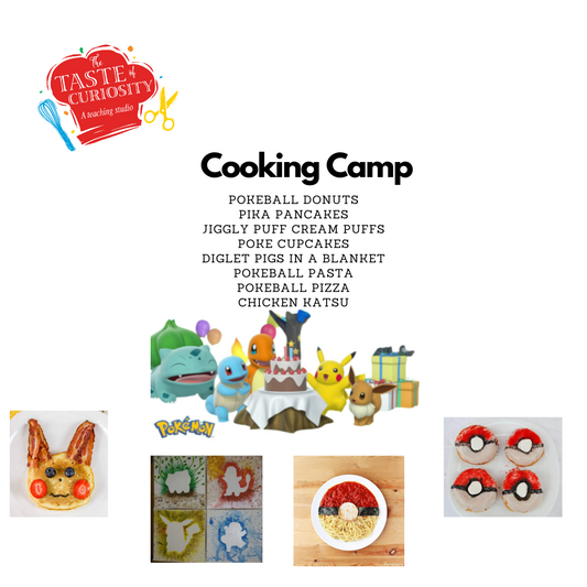 Pokemon Cooking Summer Camp Ages 6 to 9
