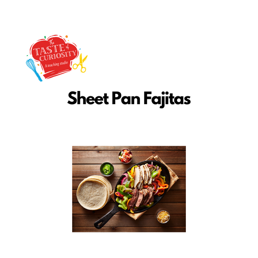 Chicken Sheet Pan Fajitas for 1