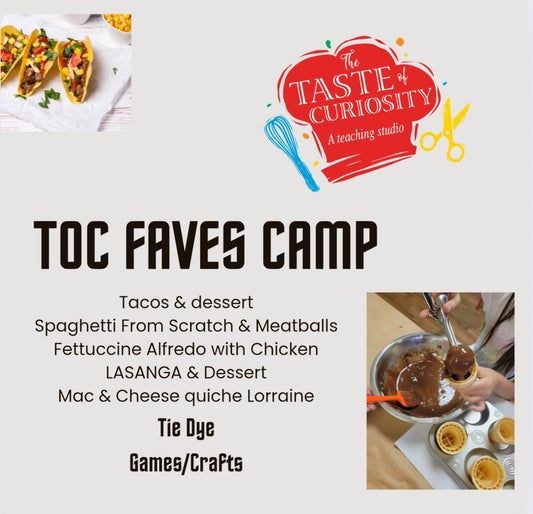 TOC Faves Camp Ages 10 & Up 1:30 PM - 4:00PM