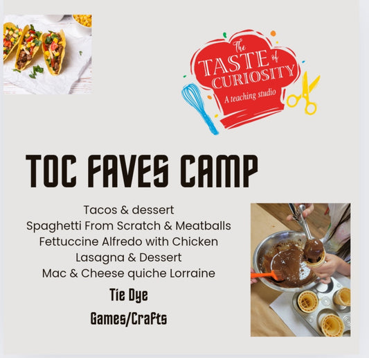 Single Days TOC Faves Camp Ages 10 & Up 1:30 PM - 4:00PM