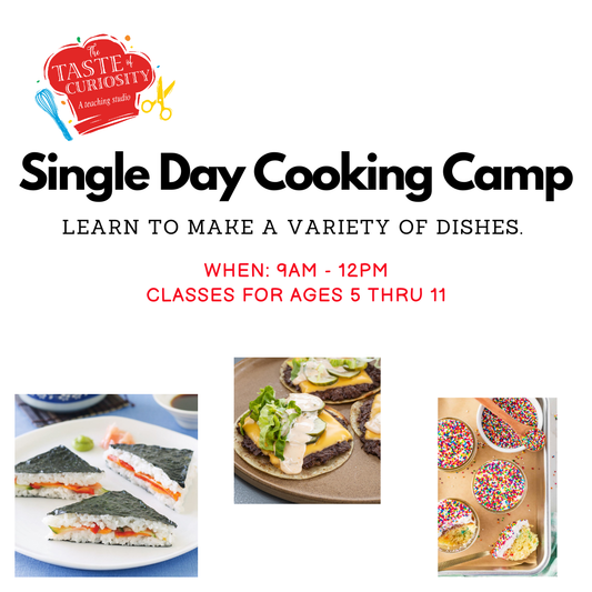 SINGLE DAYS -Summer Camps Ages 5 thru 11 ( 9AM - 12PM)