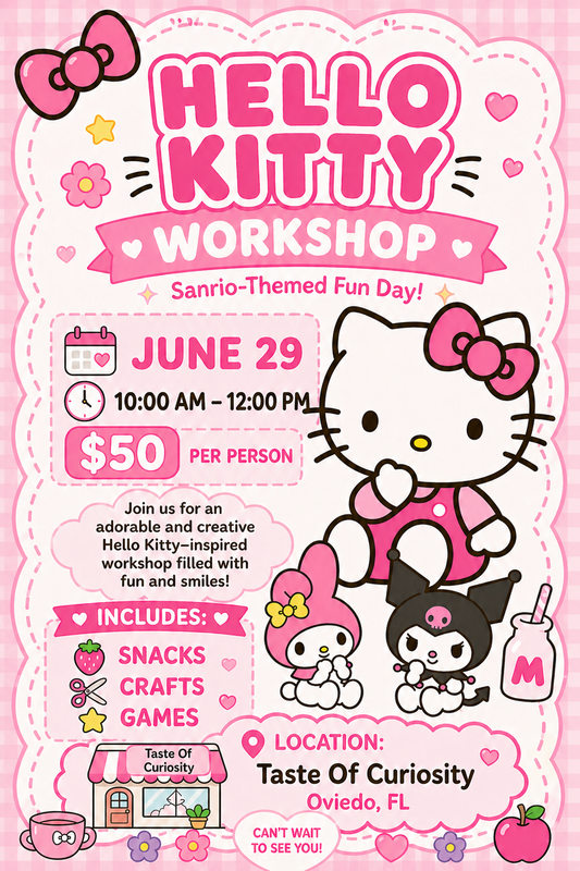 6/29 1 day - Hello Kitty Summer Workshop
