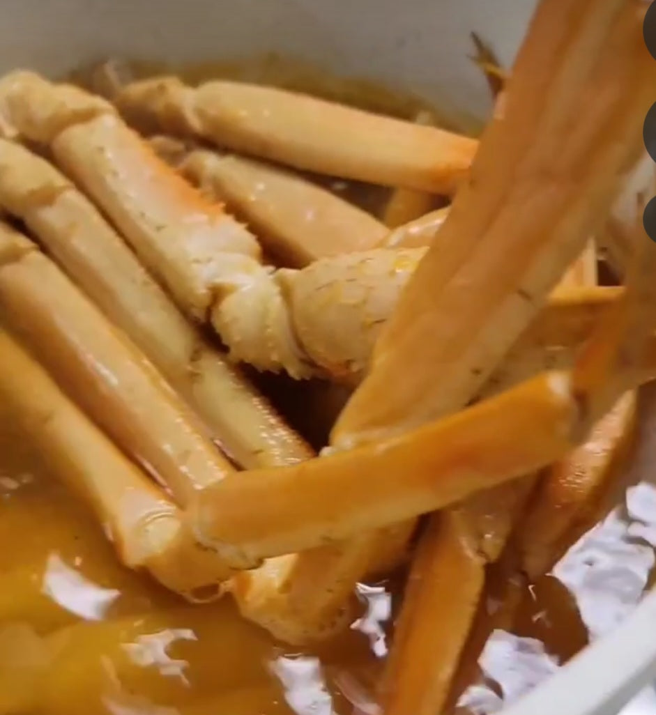 Seafood Platter - shrimp, scallops, class, mussels & snow crab leg