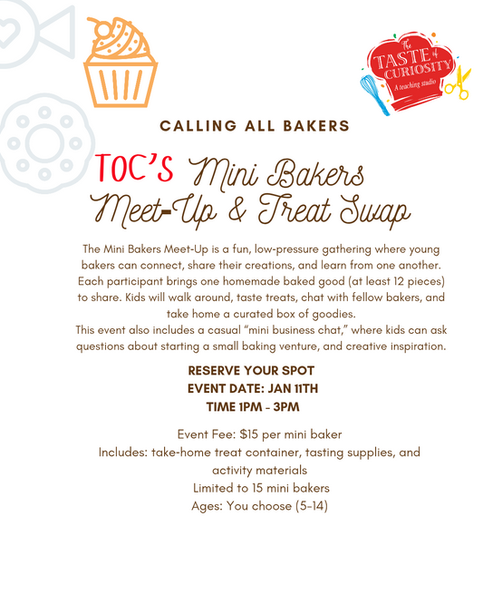 TOC'S Mini Bakers Meet-Up