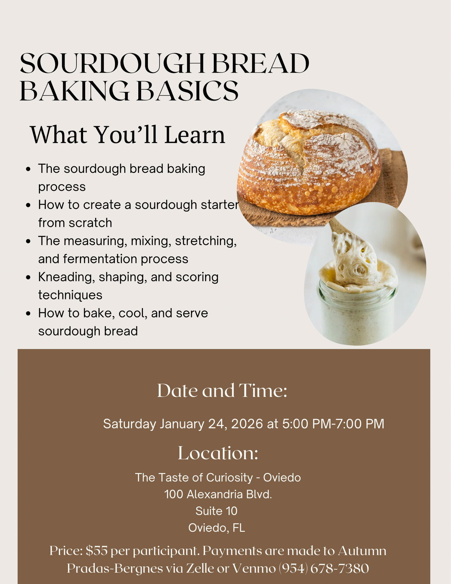 10 & Up Sourdough Bread Baking Basics