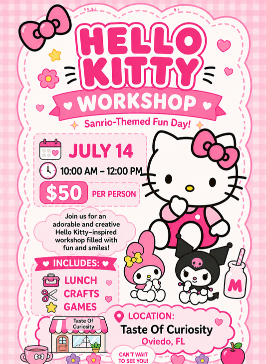 7/14 1 day - Hello Kitty Summer Workshop