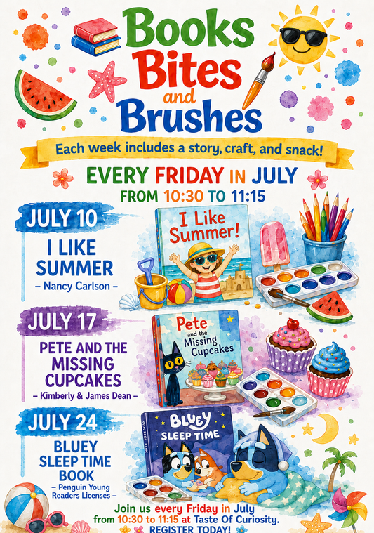 Books, Bites & Brushes with Ms. Sareena